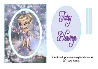 Fairy Blessings Flip Card Sheet