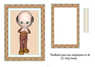 Dad or Grandad Flip Sheet Card