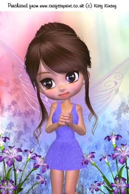 Isla Fairy A4 Card Front