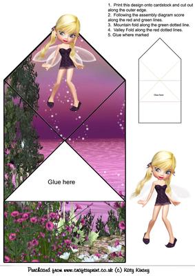 Selena Fairy Pop Up Spring Card