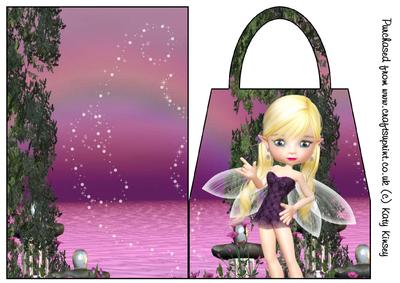 Selena Fairy Handbag Card
