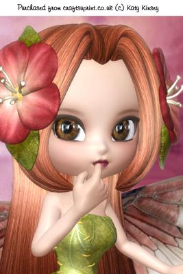 Blossom Fairy A4 Portrait A4 Card Front