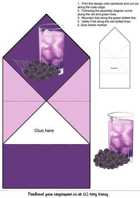 Grape Crush Pop Up Spring Card