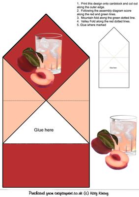 Just Peachy Pop Up Spring Card