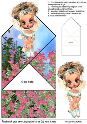 Sandy Fairy Pop Up Spring Card