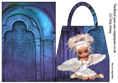 Suzy Angel Handbag Card