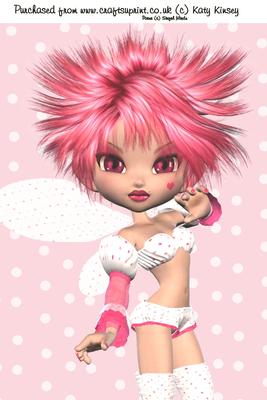 Cherry Pop Fairy A4 Card Front 1