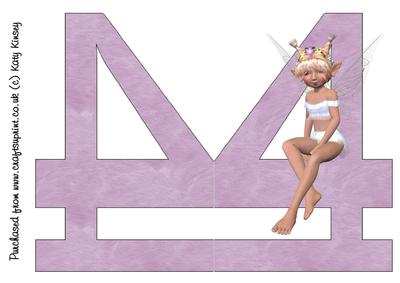Your 4th Birthday Number Shaped Fairy Card