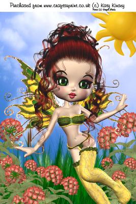 Sunshine Fairy A4 Card Front