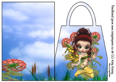 Sunshine Fairy Handbag Card