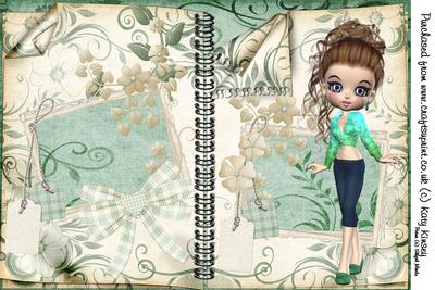 Eliza's Notebook A4 Card Front