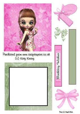 Kelly's Birthday Wishes Shaker Card