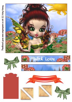 Sunshine Fairy Topper Sheet