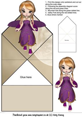 Louise Fairy Pop Up Spring Card