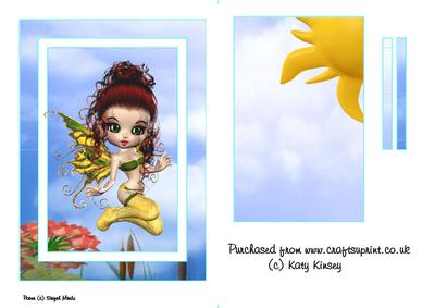 Sunshine Fairy Flip Card Sheet