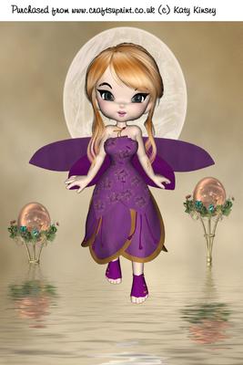Louise Fairy A4 Card Front