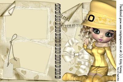 Emily's Notebook A4 Card Front