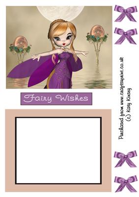 Louise Fairy Shaker Card