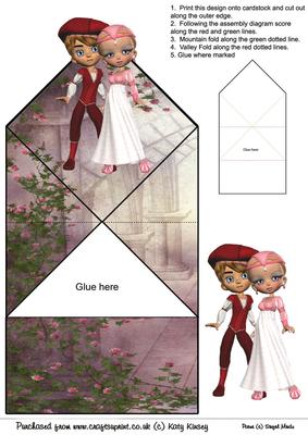 Romeo and Juliet Pop Up Spring Card