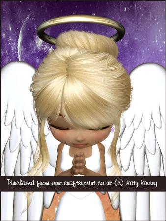 Little Praying Angel A5 Pyramage Kit