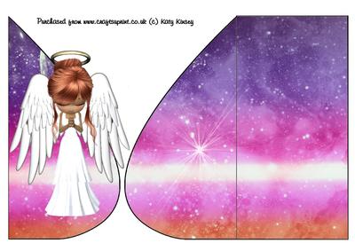 Sweet Angel Tear Drop Card