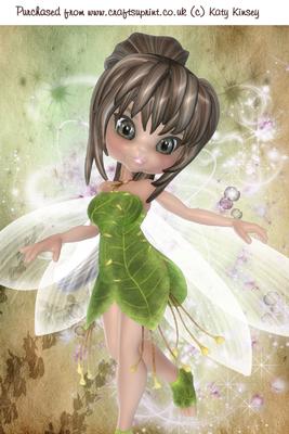 Fairy Twirl A4 Card Front