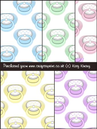 New Baby Pastel Dummies Backing Paper Kit