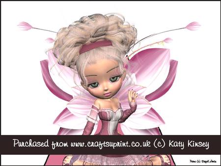 Cassie Fairy 3D Stand Up Pyramid Card Kit