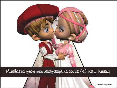 Romeo and Juliet 3D Triangle Stand Up Pyramid Card Kit