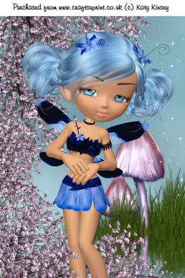 Brigit Fairy A4 Card Front