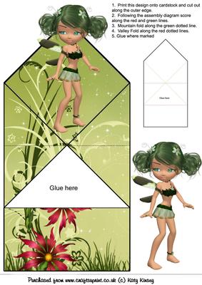 Regan Fairy Pop Up Spring Card