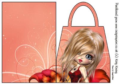 Teresa Handbag Shaped Card