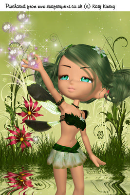 Regan Fairy A4 Card Front