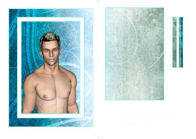 Hello Girls with Blonde Hair Flip Card Sheet