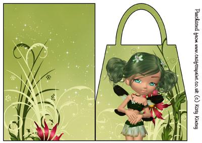 Regan Fairy Handbag Card