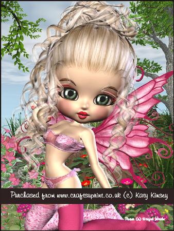 Elinor Fairy A4 Tunnel Card Kit