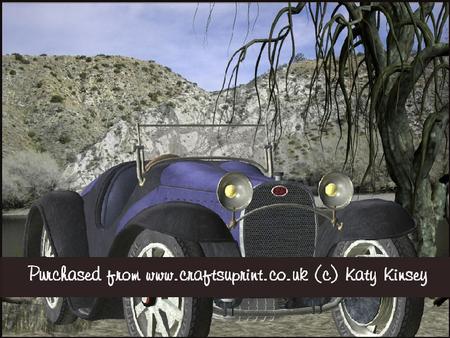 Vintage Car A4 Pyramage Kit