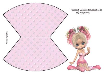 Ooh La La in Pink Over the Top Wobble Card
