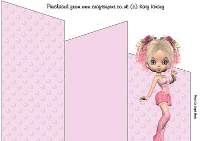 Ooh La La in Pink Cascade Card