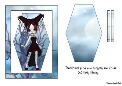 Beautiful Belladonna Flip Card Sheet
