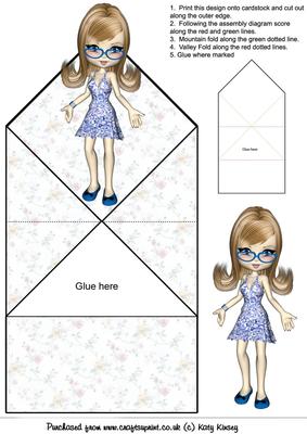 Sexy Specs in Blue Pop Up Spring Card