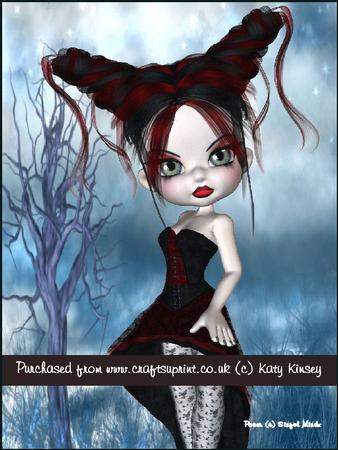 Beautiful Belladonna A4 Pyramage Card Kit