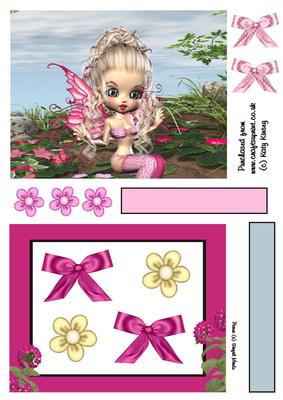 Elinor Fairy Shaker Card