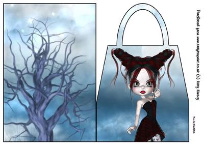 Beautiful Belladonna Handbag Card