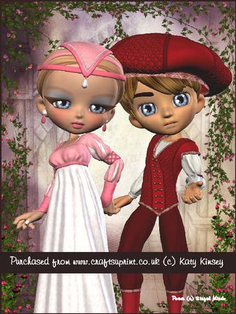 Romeo and Juliet A4 Tunnel Card Kit