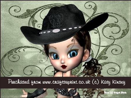 Cody Cowgirl A5 Pyramage Card Kit
