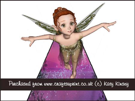 Neverland Fairy 3D Pyramid Stand Up Card Kit