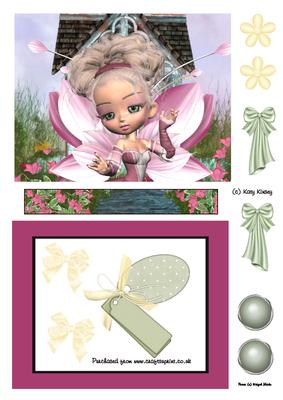 Cassie Fairy Shaker Card