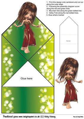 Christmas Elf Magic Pop Up Spring Card