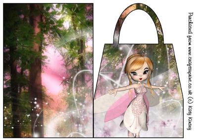 Lacey Fairy Handbag Card